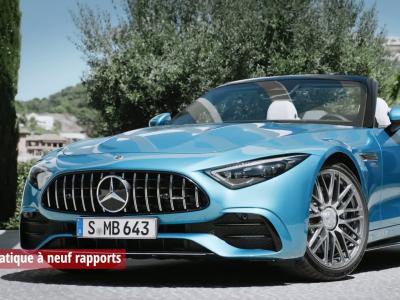 Mercedes-AMG SL 43 (2022) : la nouvelle variante du cabriolet en vidéo