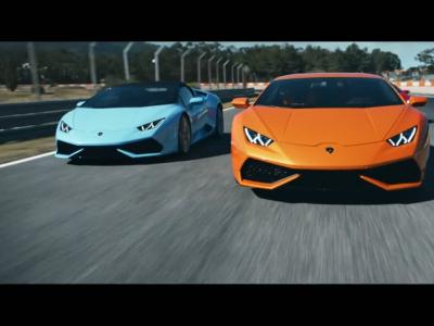 Toute la gamme Lamborghini Huracan s'affronte sur circuit