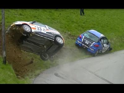 Un impressionnant double crash au rallye du Beaufortain