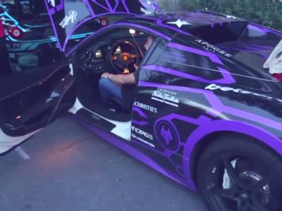 Sur une étape du Gumball 3000