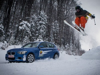Insolite : une BMW 120d xDrive en guise de remonte pente