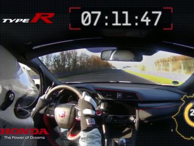 La nouvelle Honda Civic Type R devient la traction la plus rapide du Nürburgring
