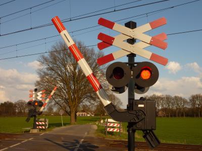 Ce n'est pas un train qui traverse le passage à niveau, les automobilistes n'en reviennent pas