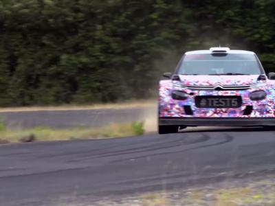 La nouvelle Citroën C3 WRC se teste sur l'asphalte