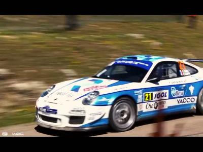 Romain Dumas à fond en Porsche 911 GT3 RS 4.0 au Tour de Corse