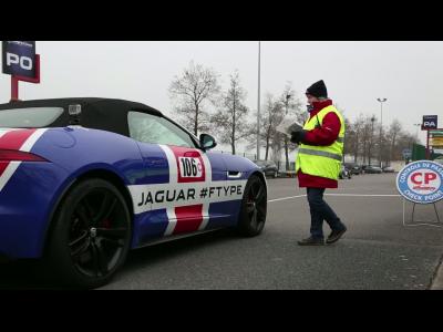 Jaguar n'est pas passé inaperçu au Rallye de Paris