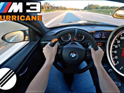 Une BMW M3 E92 “Infinitas Hurricane” est poussée à 340 km/h sur une Autobahn illimitée